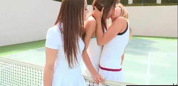  Teen Lesbos (Dani Daniels & Malena Morgan & Lia Lor) Play Till Climax On Cam vid-15